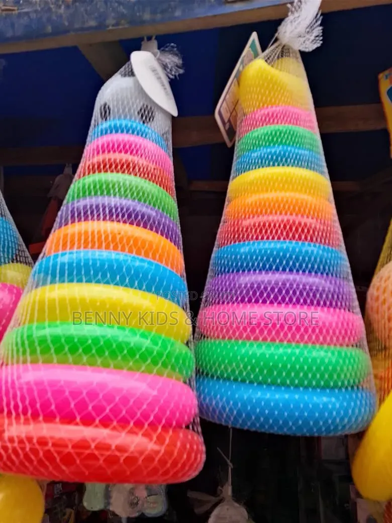 Colourful Pyramid Stacking Ring