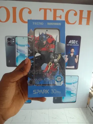 New Tecno Spark 30 Pro 256 GB Black