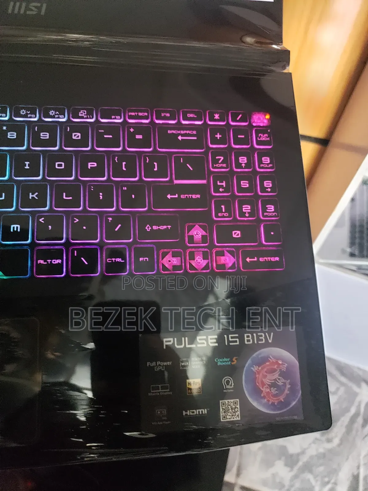 New Laptop MSI Pulse GL76 16GB Intel Core i9 SSD 1T