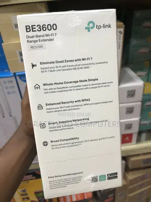 Tp-Link Re225be | Be3600 Dual-Band Wi-Fi 7 Range Extender
