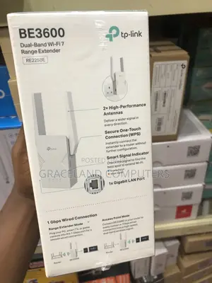Tp-Link Re225be | Be3600 Dual-Band Wi-Fi 7 Range Extender