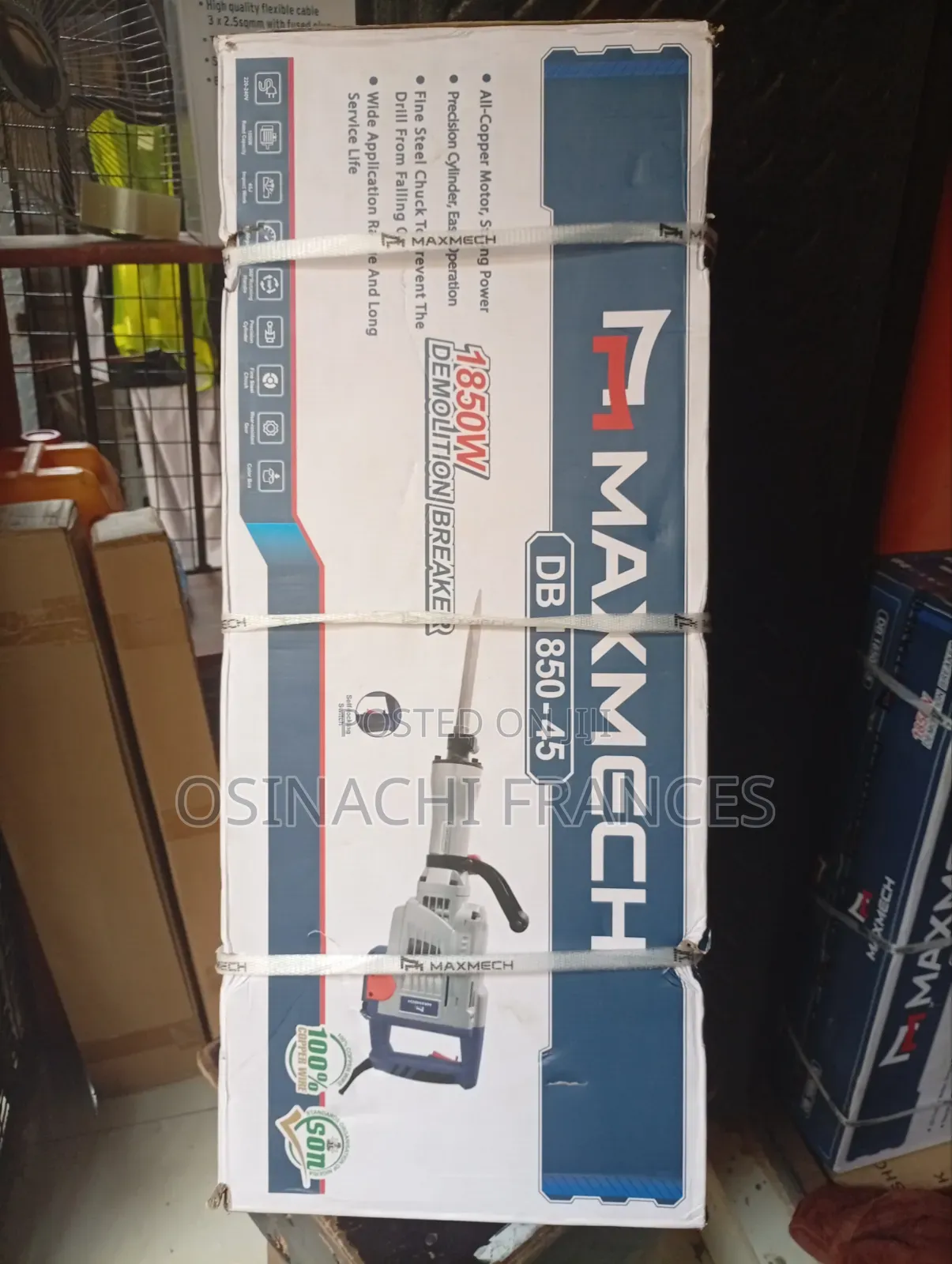 1850w Maxmech Electric Jack Hammer Drill Machine