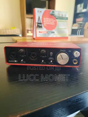 Audio Interface and Studio Monitors