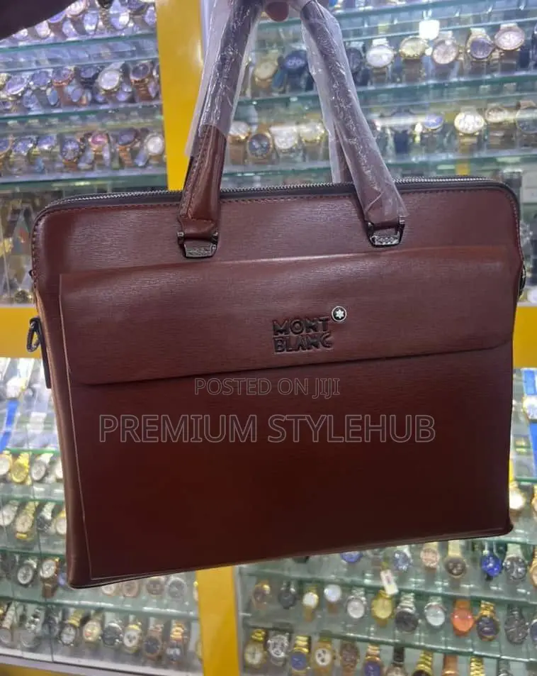 Mont Blanc Leather Bag