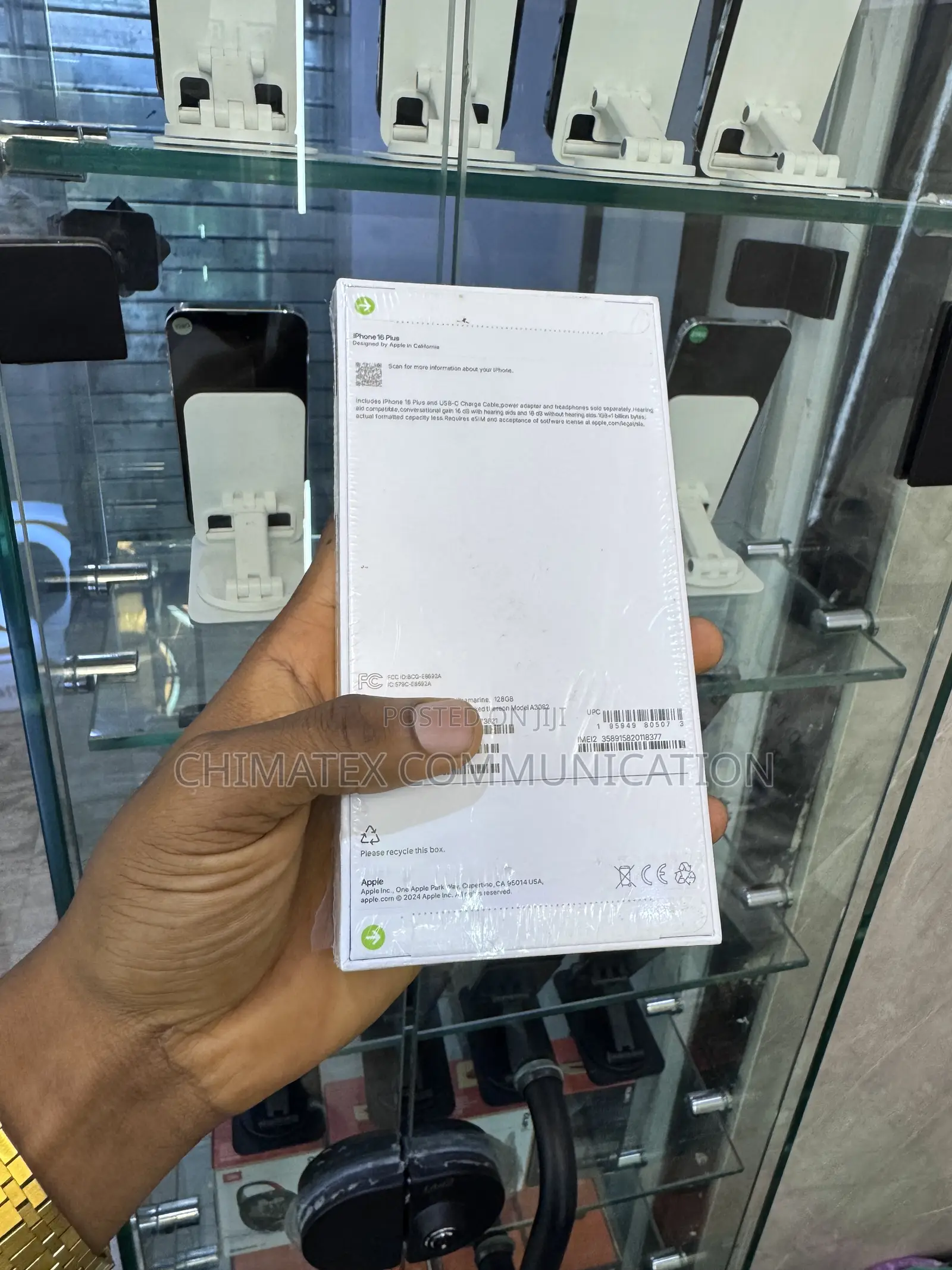 New Apple iPhone 16 Plus 128 GB Blue