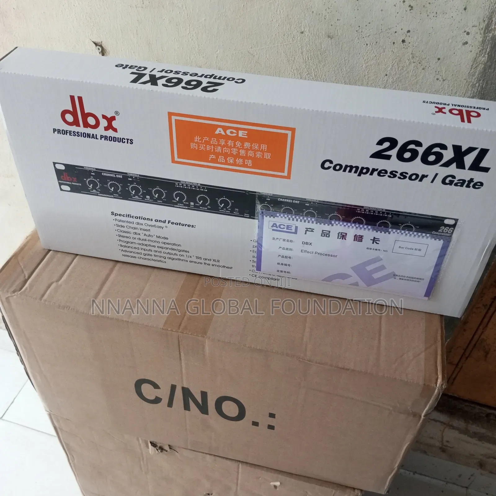 DBX 266xl Compressor/Gate
