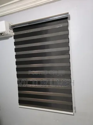 Black Zebra Blinds (Day Night Window Blinds)
