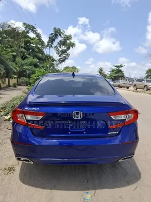 Honda Accord Sport (2.0L 4cyl Turbo 6M) 2019 Blue