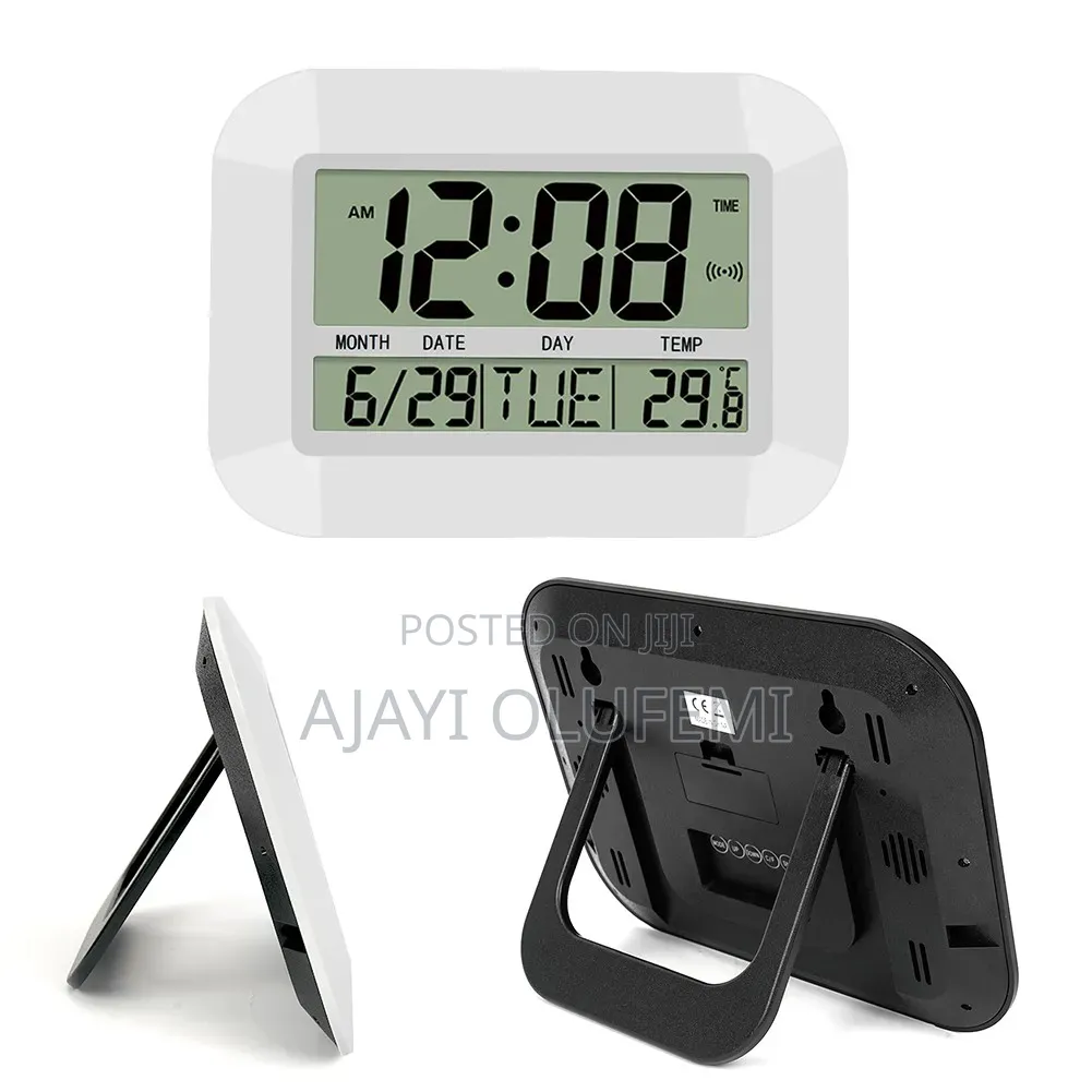 Digital Wall Mount / Desktop Alarm Clock/Thermometer.
