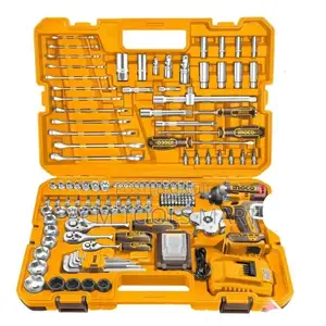 Ingco 152pcs Cordless Impact Wrench Tool Set 20v | Hkthp31521