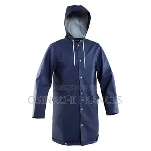 Pvc Gown Rain Coat Blue