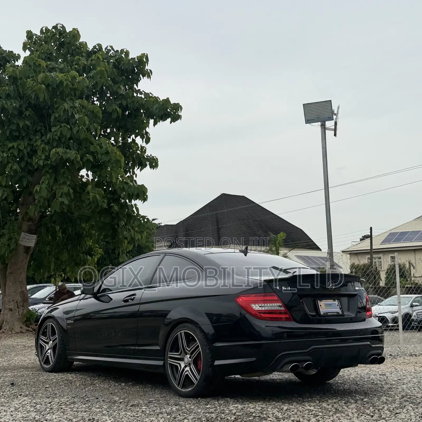 Mercedes-Benz C63 2013 Black
