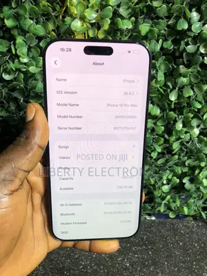 Apple iPhone 16 Pro Max 256 GB Black