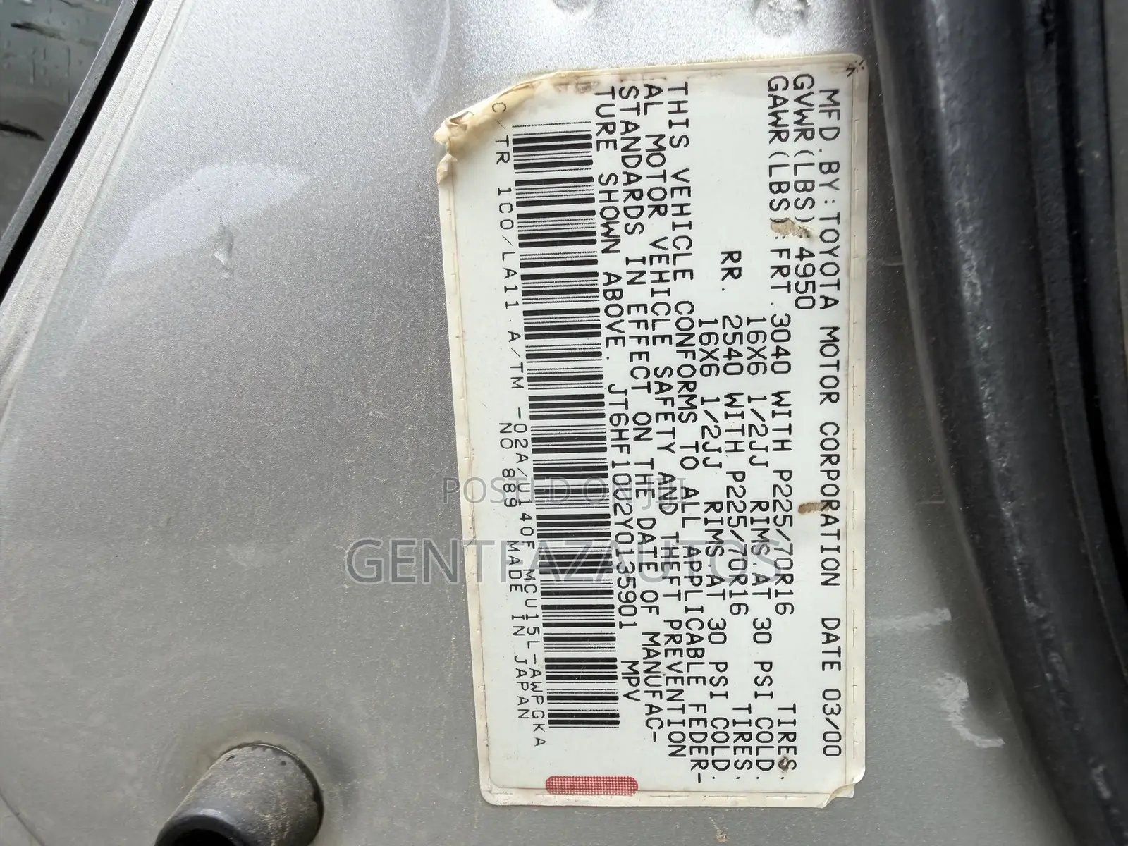 Lexus RX 300 2WD 2000 Silver
