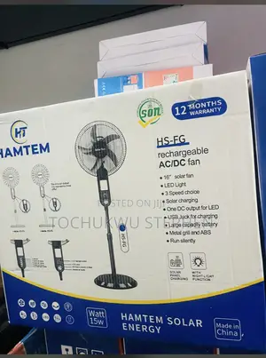 Home Worx and Hamtem Solar Rechargeable Fans
