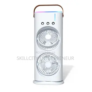 Rechargeable Dual Fan