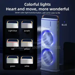 Rechargeable Dual Fan