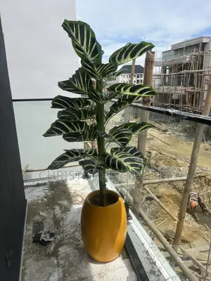 Vase and Artificial Flowers