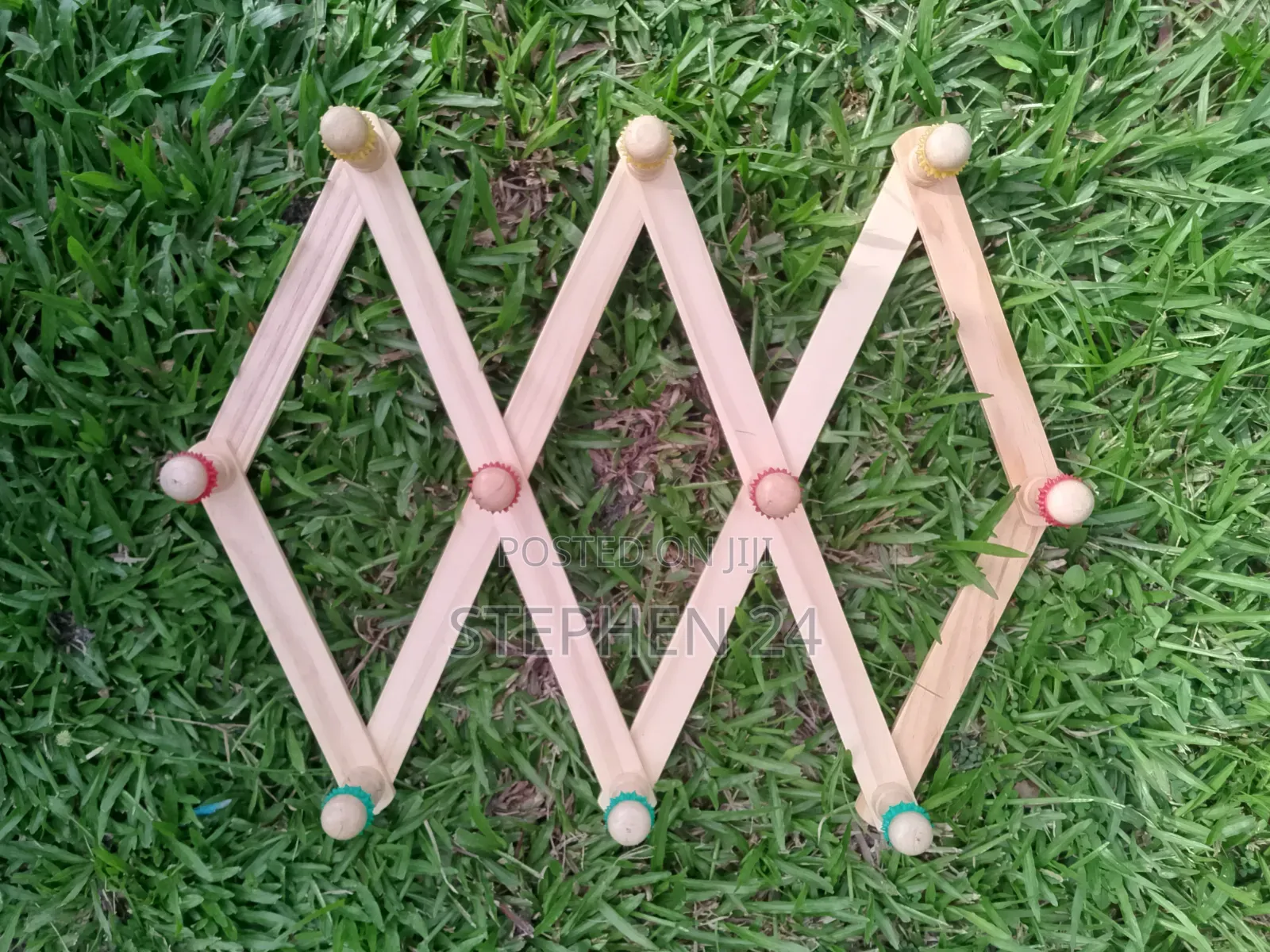 Multipurpose Collapsible Wooden Hanger