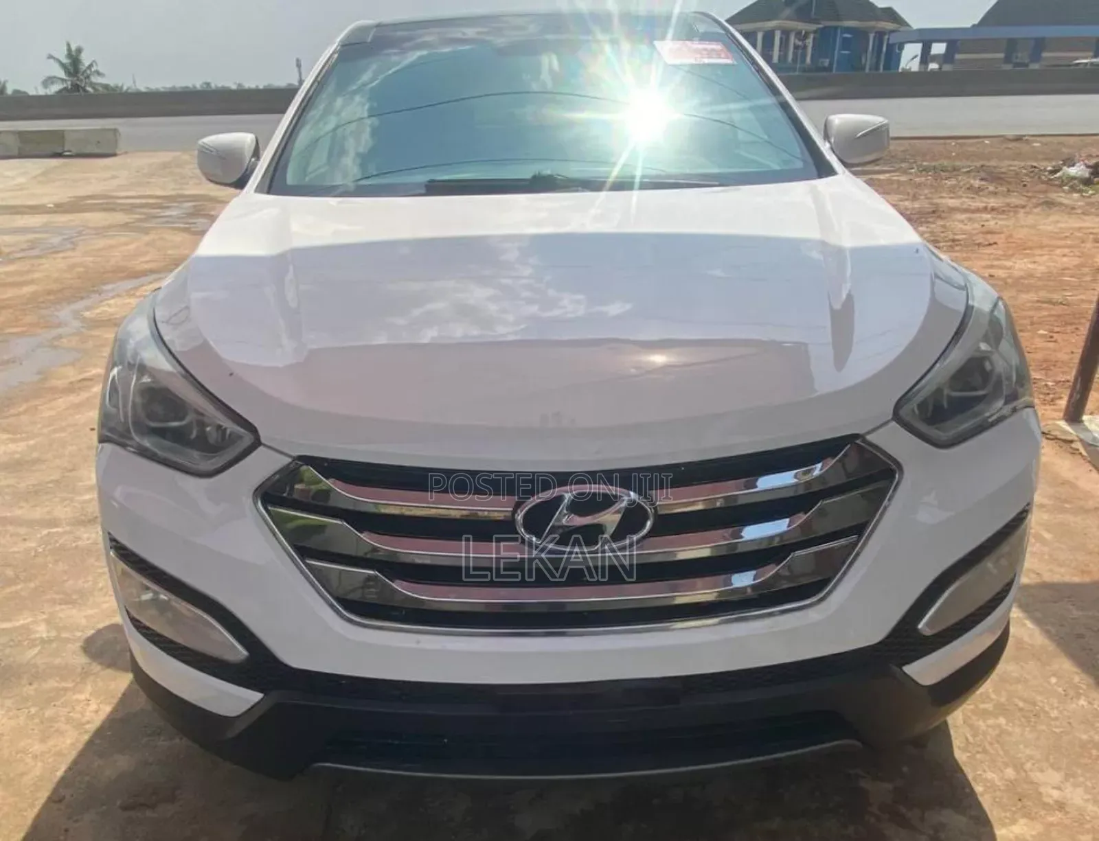 Hyundai Santa Fe 2014 White