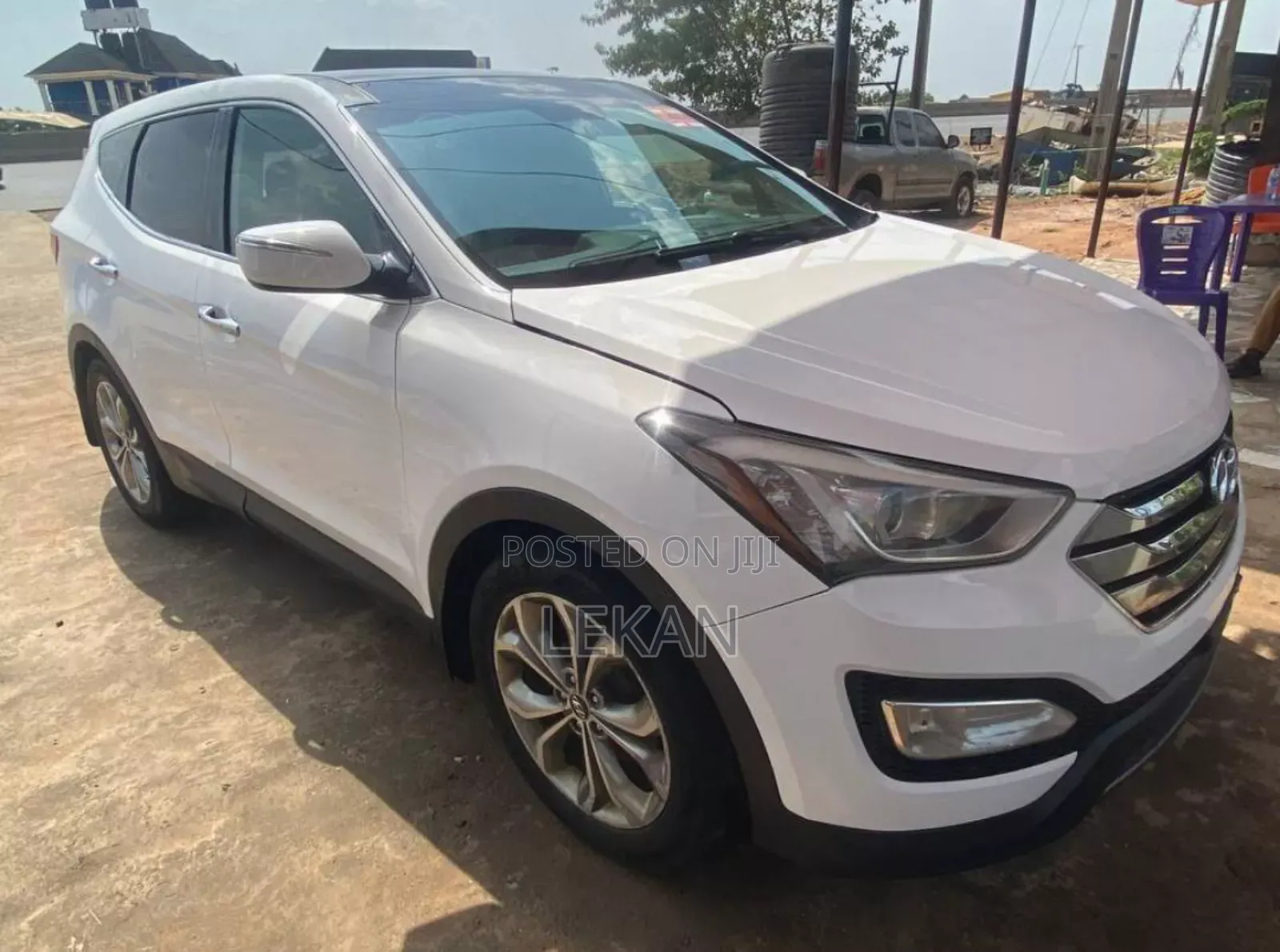 Hyundai Santa Fe 2014 White