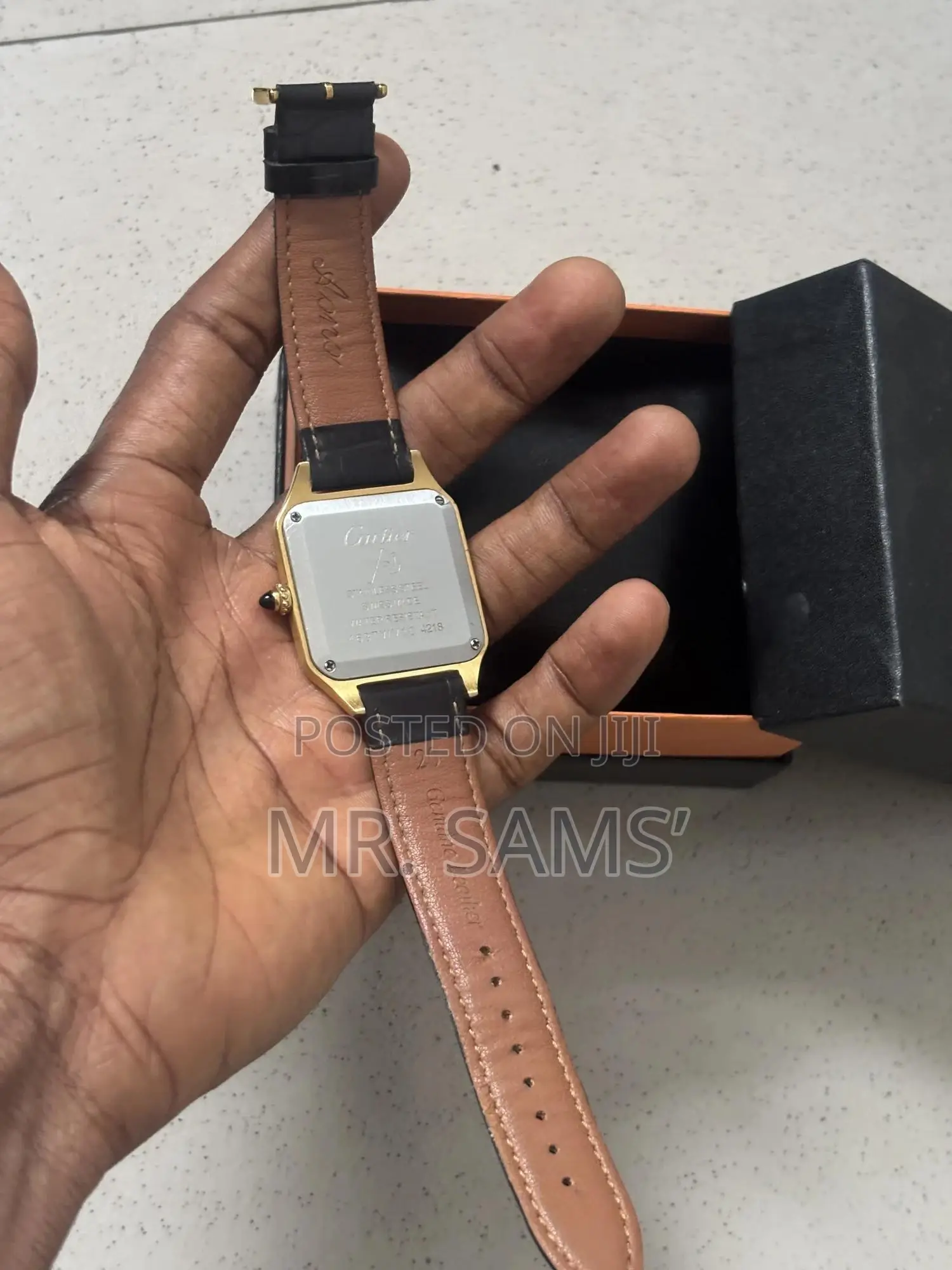 Original Cartier 463twv10 4218 Water Resistant