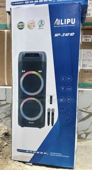 Ailipu Sp-31210 Professional Portable Battery Speaker System.