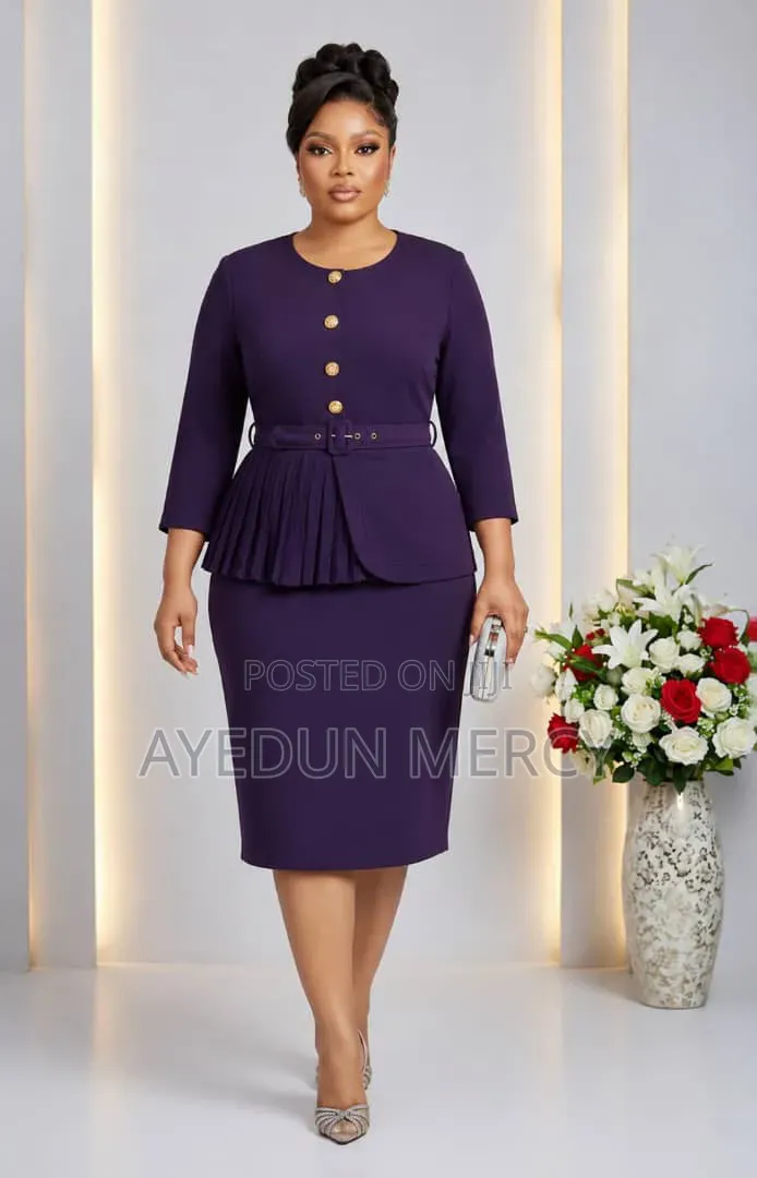 Botton Pencil Dress