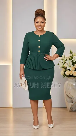 Botton Pencil Dress