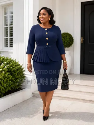 Botton Pencil Dress