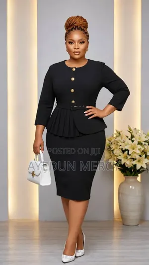 Botton Pencil Dress