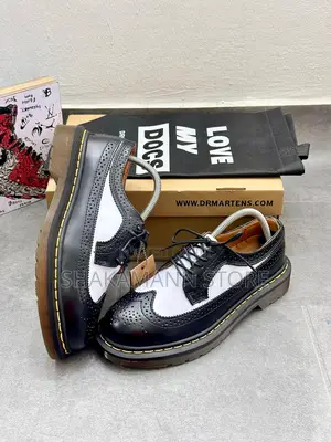Original Dr Martens Shoes Black White