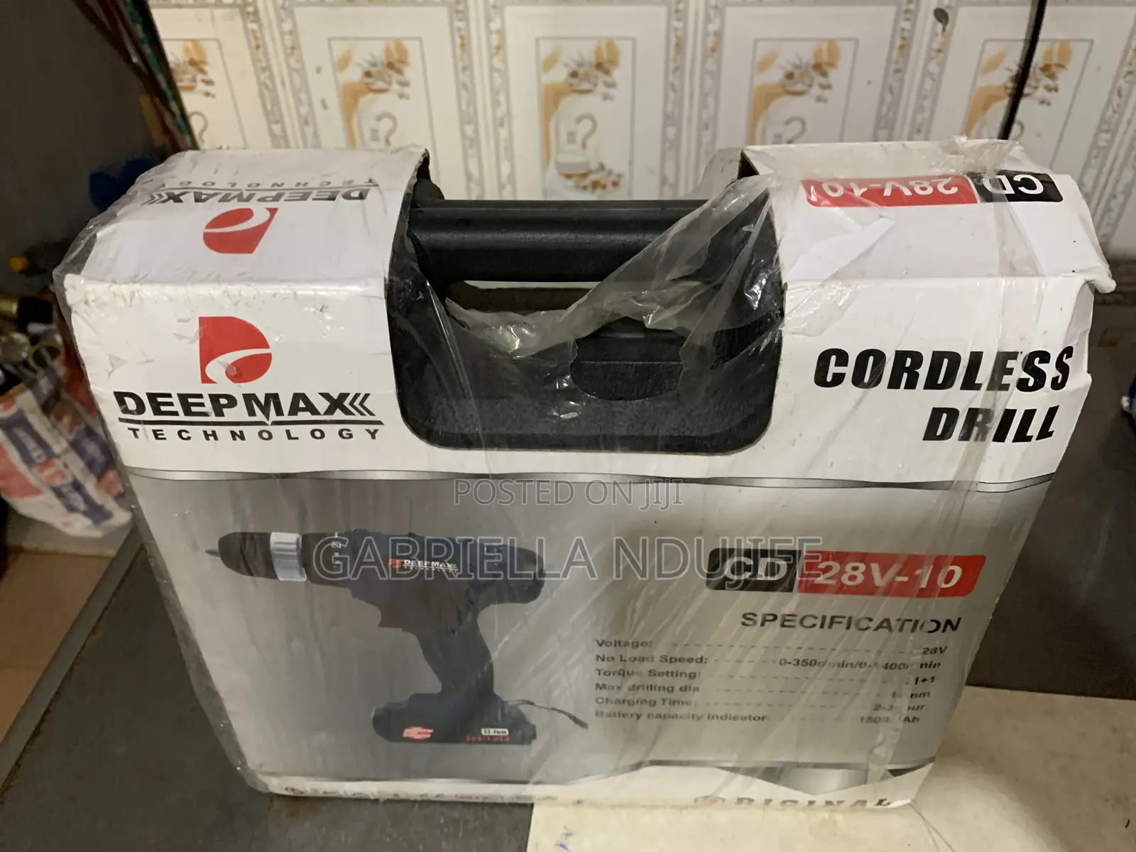Cordless Drill Machine 28v-10 (Full Complete Set)