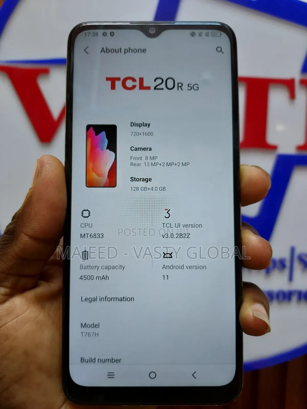 TCL 20 R 5G 128 GB Gray
