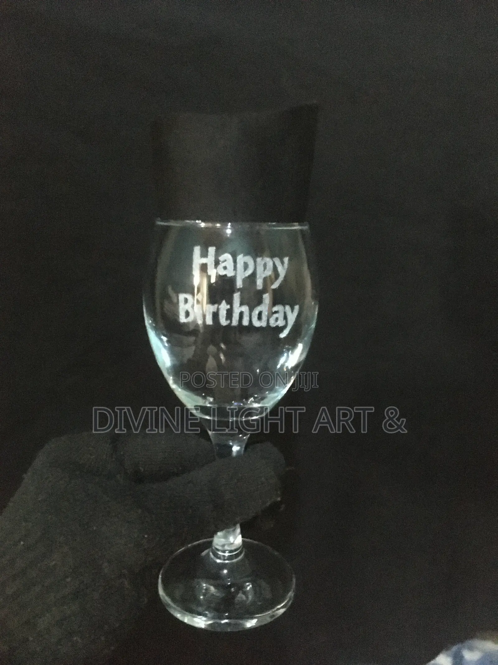 Happy Birthday Wine Glass Cup
