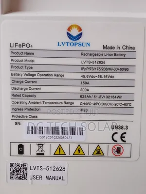 32 KWH Lvtopsun Lithium Battery