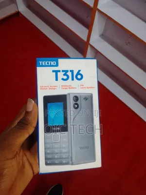 New Tecno T316 Black