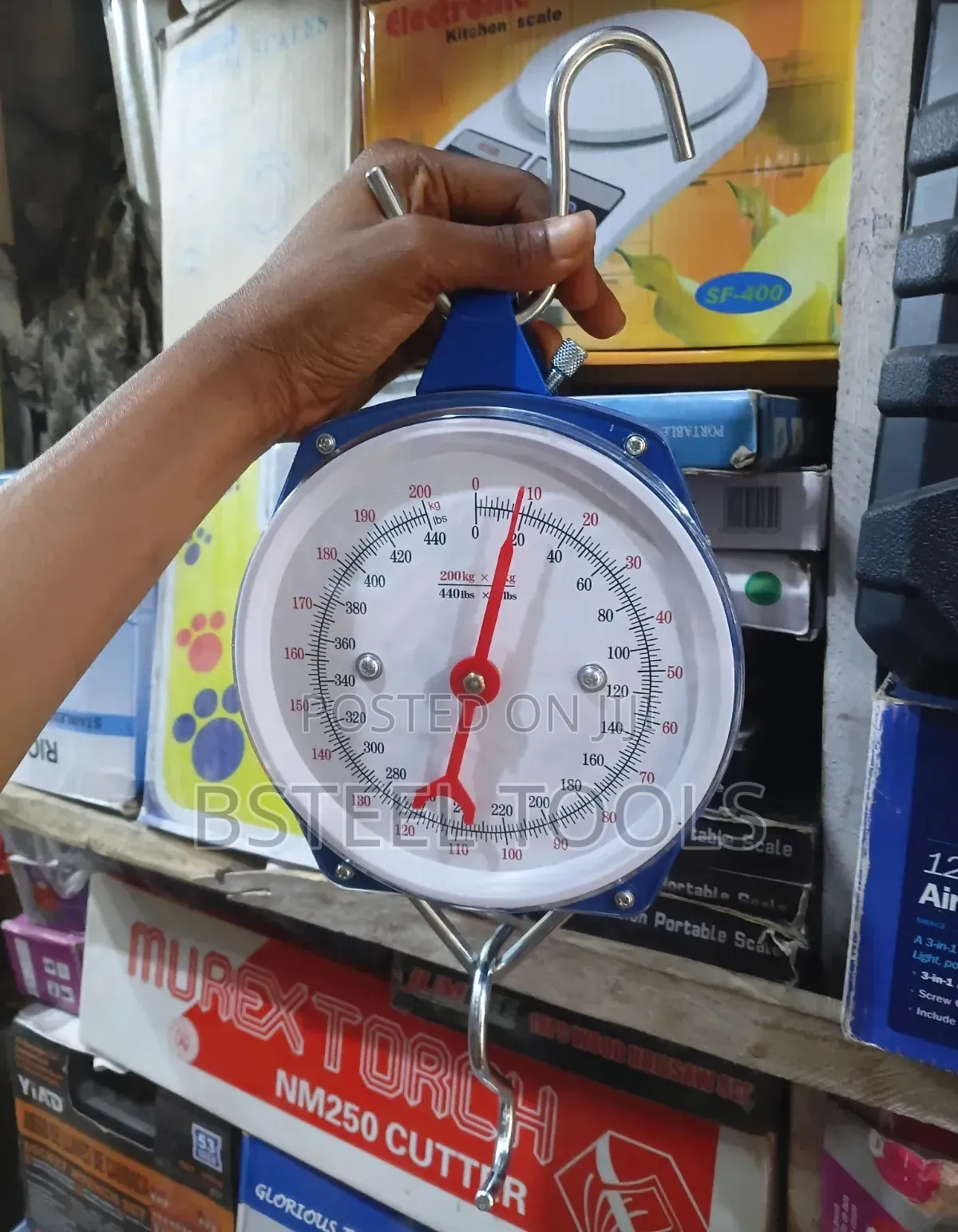 200kg Analog Hanging Scale – Heavy Duty Weighing Scale