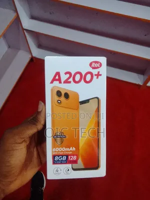 New Itel A200+ 128 GB Silver