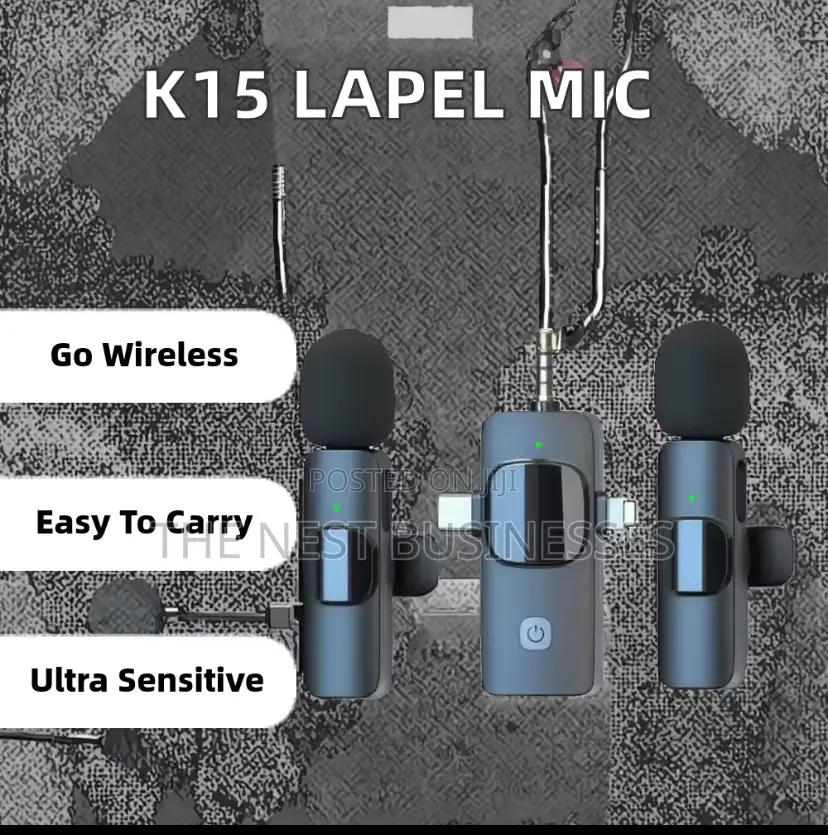 3 in 1 Vlogging Lapel Microphone