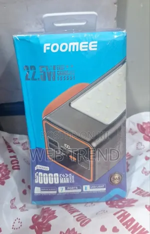 Foomee 50000mah 22.5w Fast Charging Powerbank, Type-C+Led Light (Aa50)