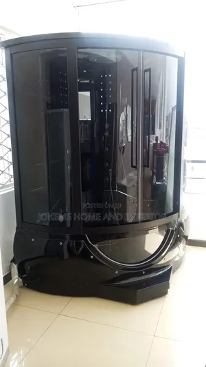 Luxury Steam Shower Cabin – Black