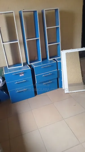 Used 3 Drawer,3mirror With Frame, 3shelf and 2show Glass