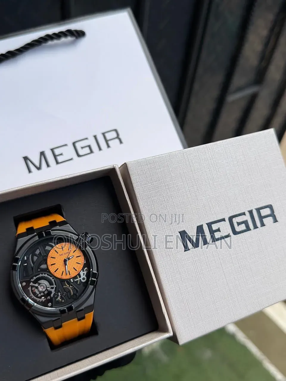 Megir High Quality Rubber Watch