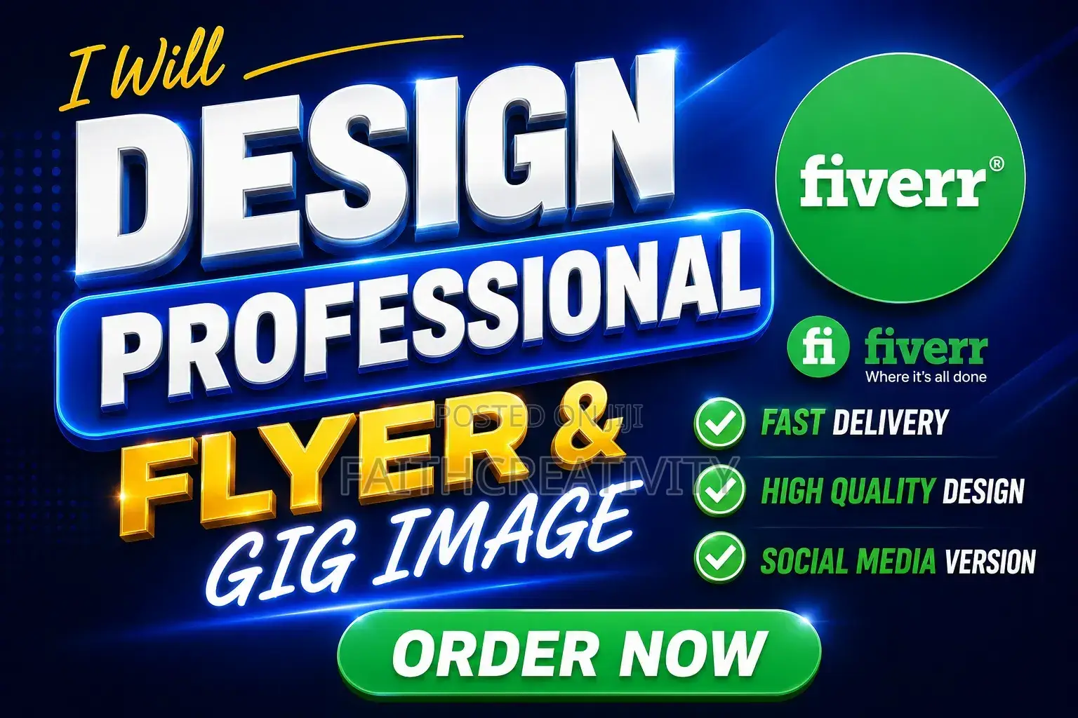 Professional Graphic Designer – Logos, Flyers Branding (Affordable)