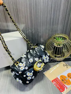 Coach Patterned Chain Bag Comes Fully Boxed With Receipt Top Quality