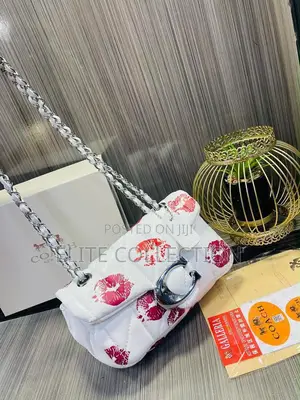 Coach Patterned Chain Bag Comes Fully Boxed With Receipt Top Quality
