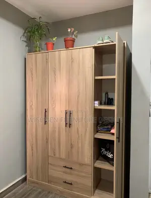 4 Doors Wardrobe and 2 Drawers