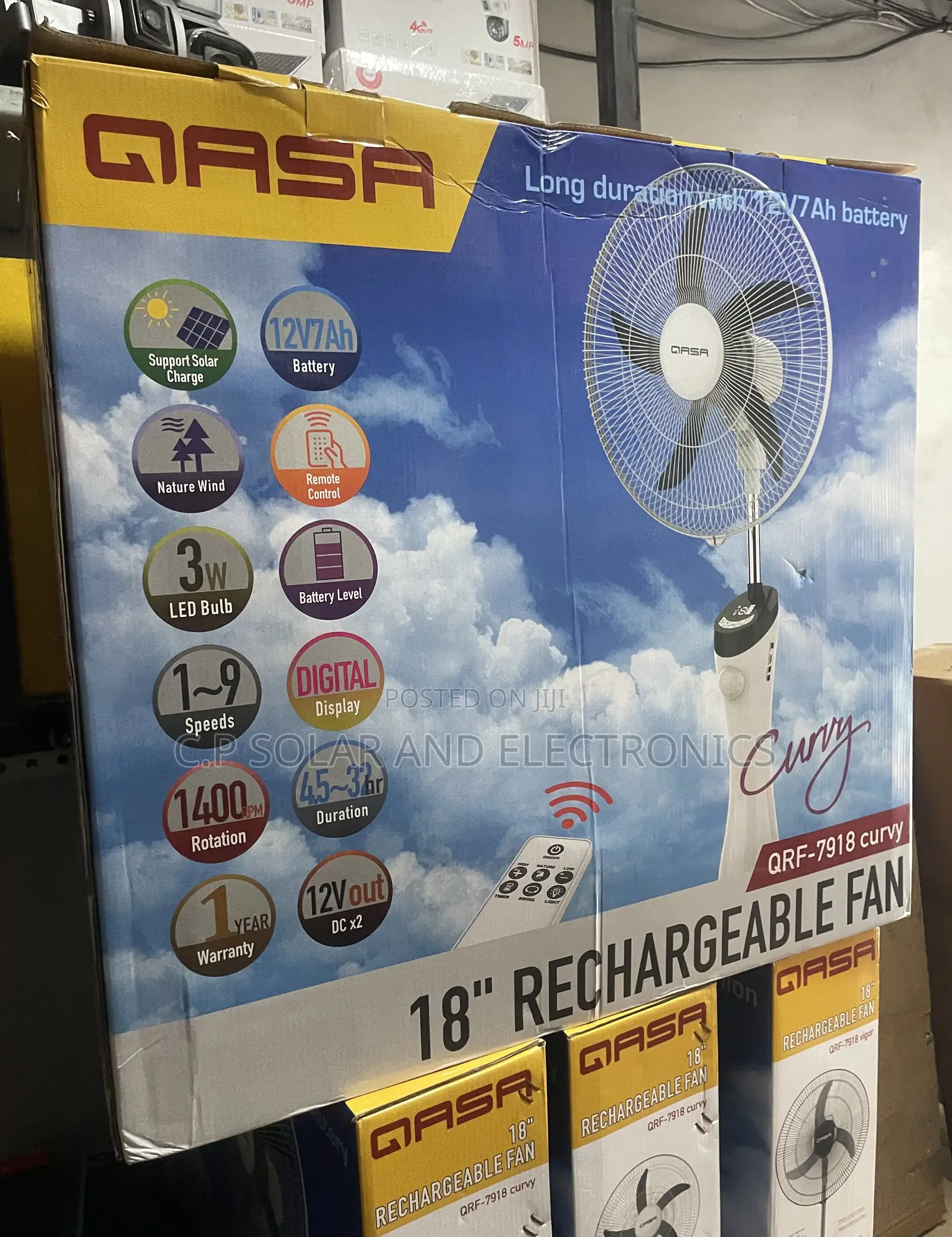 Qasa Solar Fan