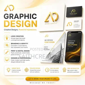 Professional Graphic Designer – Logos, Flyers Branding (Affordable)